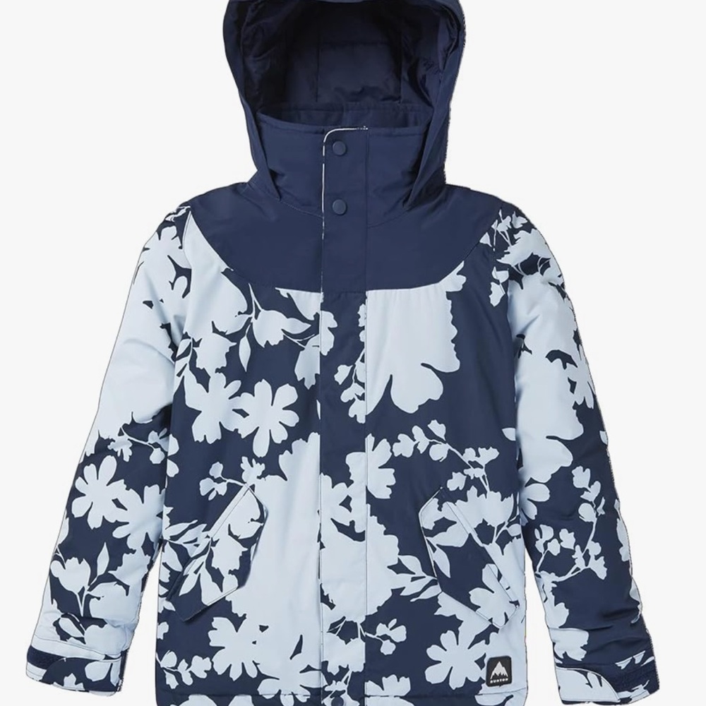 Burton Elodie Kids Navy Floral Puffer Jacket